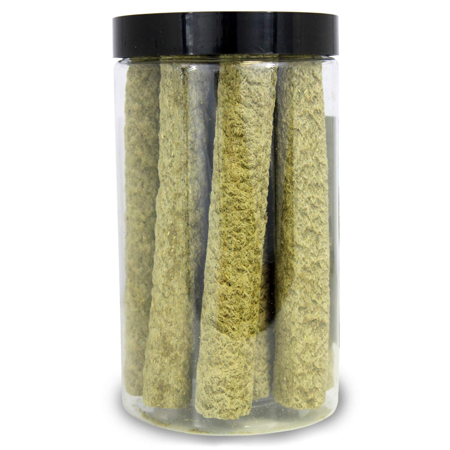 Ingrédients des Timothy Puff Sticks: foin de Timothy et farine.