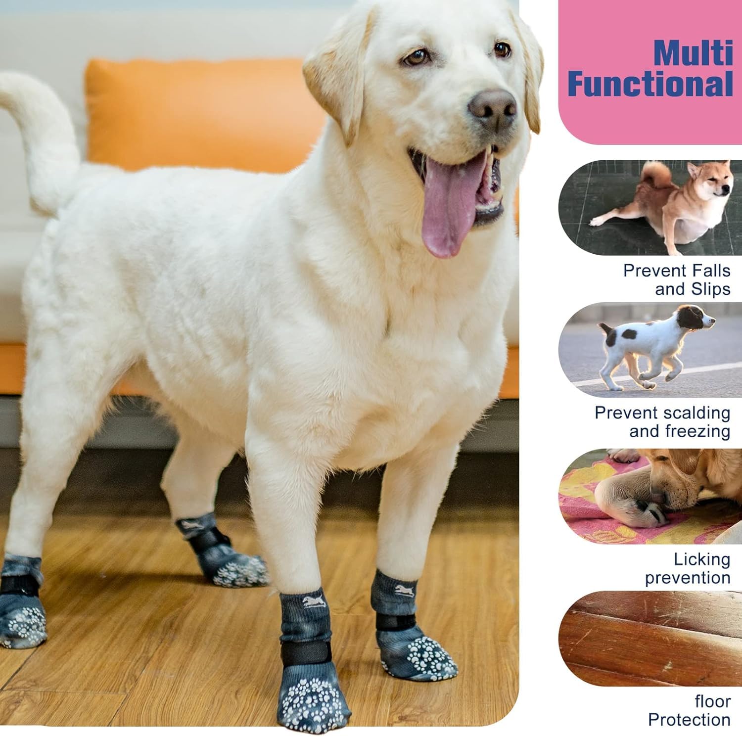 EXPAWLORER ajustement confortable pour tous les pieds de chien.