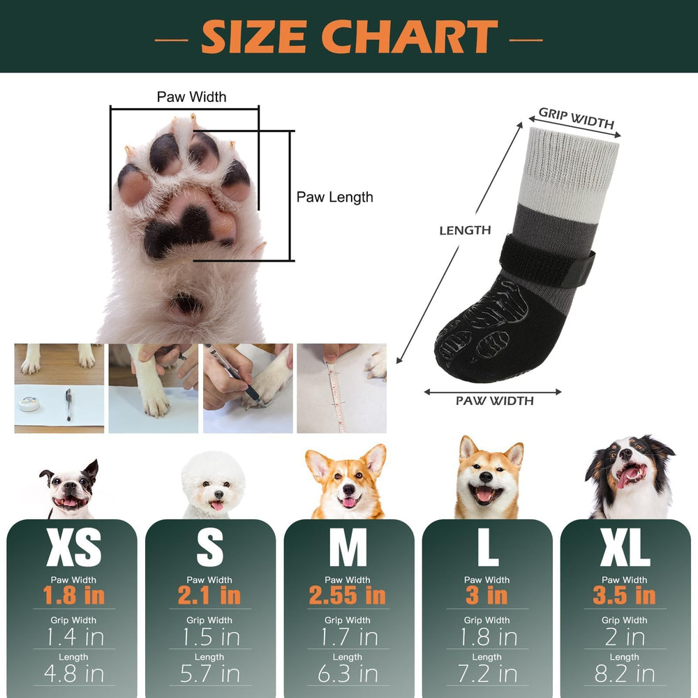 EXPAWLORER bottes pour chiens grip double, maintien fiable pendant les sorties.