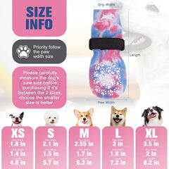 expawlorer bottes-pattes traction sur planchers lisses pour chiens actifs