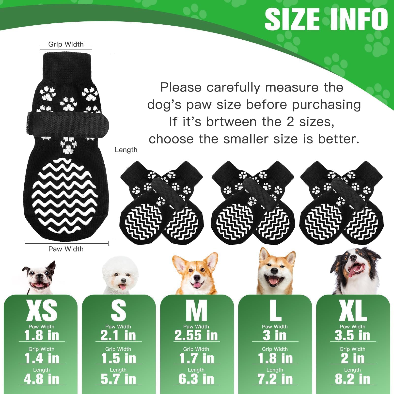 EXPAWLORER chaussettes antidérapage double-face pour traction fiable.