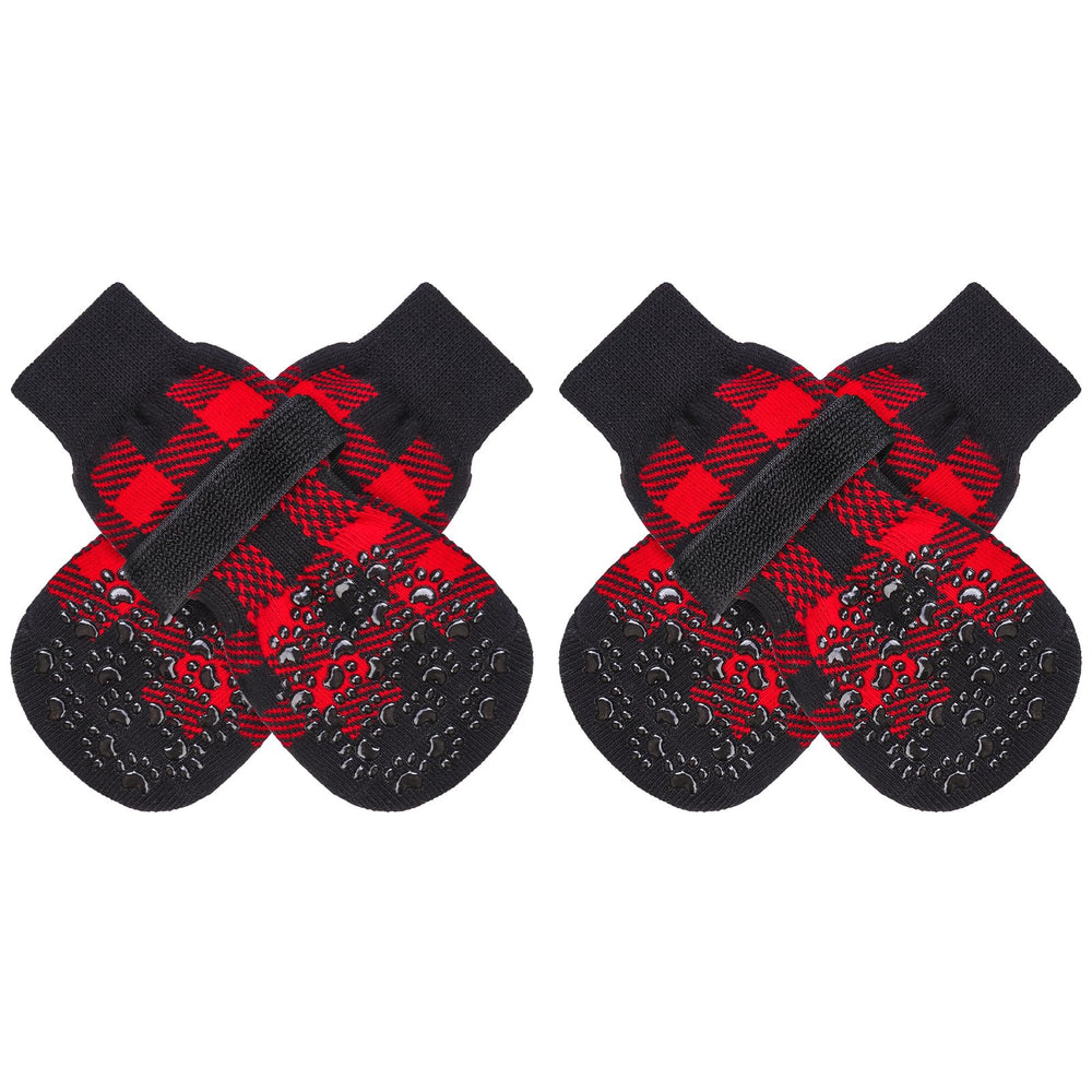 EXPAWLORER chaussettes anti-dérapantes sur parquet pour plus de stabilité à la maison.