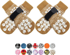 EXPAWLORER Chaussettes anti-glisse pour chien offrant une traction accrue.