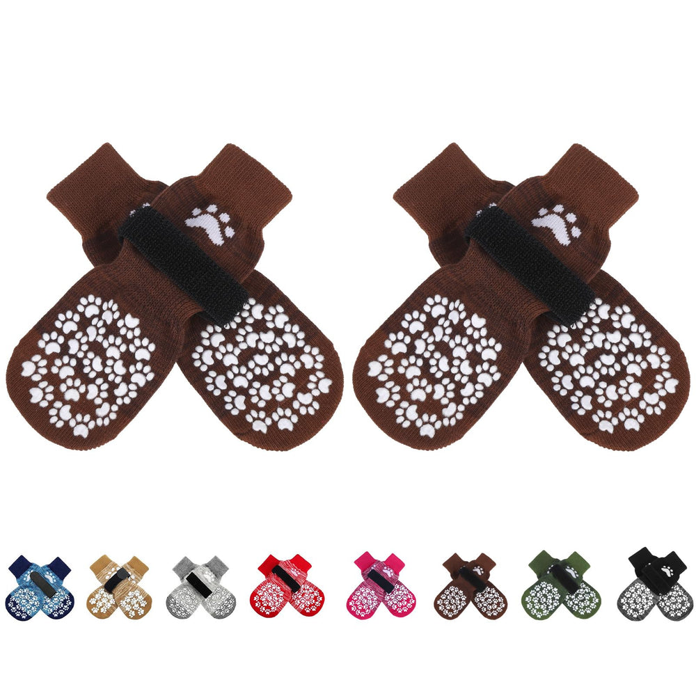 EXPAWLORER chaussettes anti-glisse pour chien, meilleure adhérence sur sols lisses.