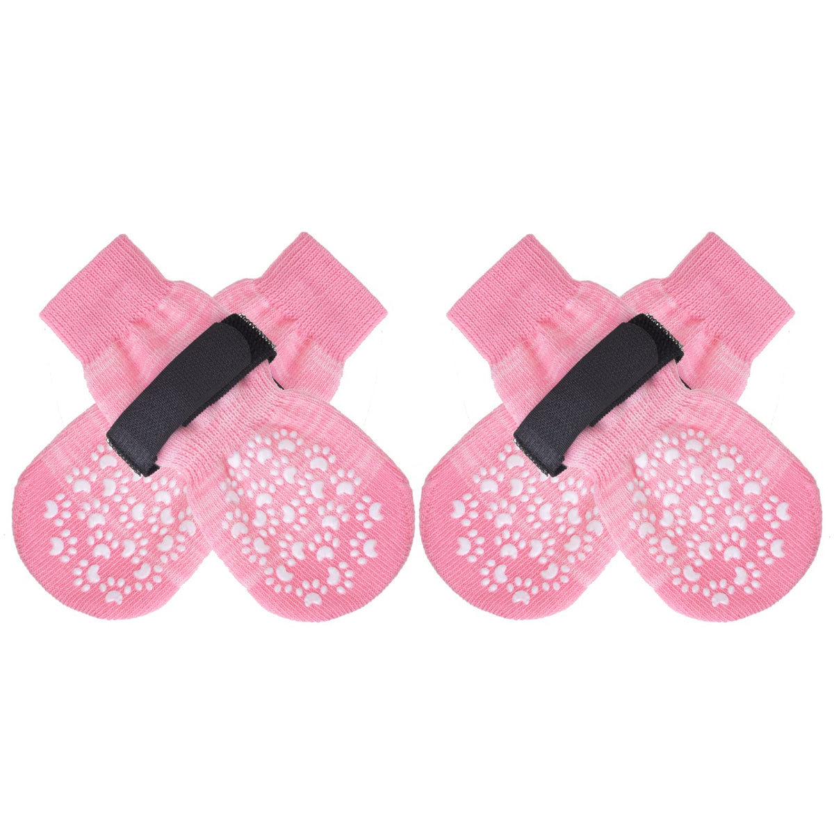EXPAWLORER chaussettes anti-glisse pour chien, traction accrue sur sols lisses.