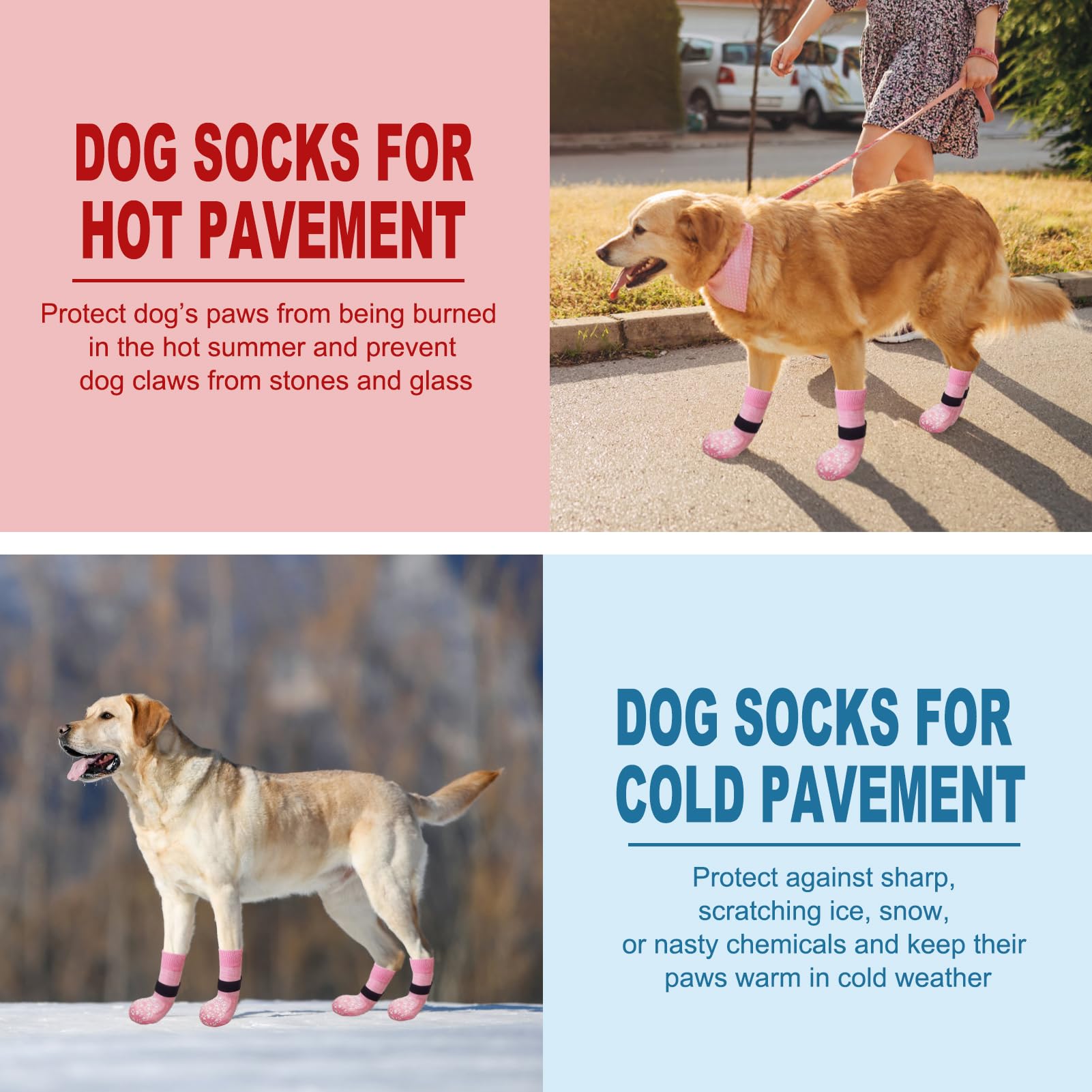 EXPAWLORER chaussettes durables et lavables facilement, restent en place.