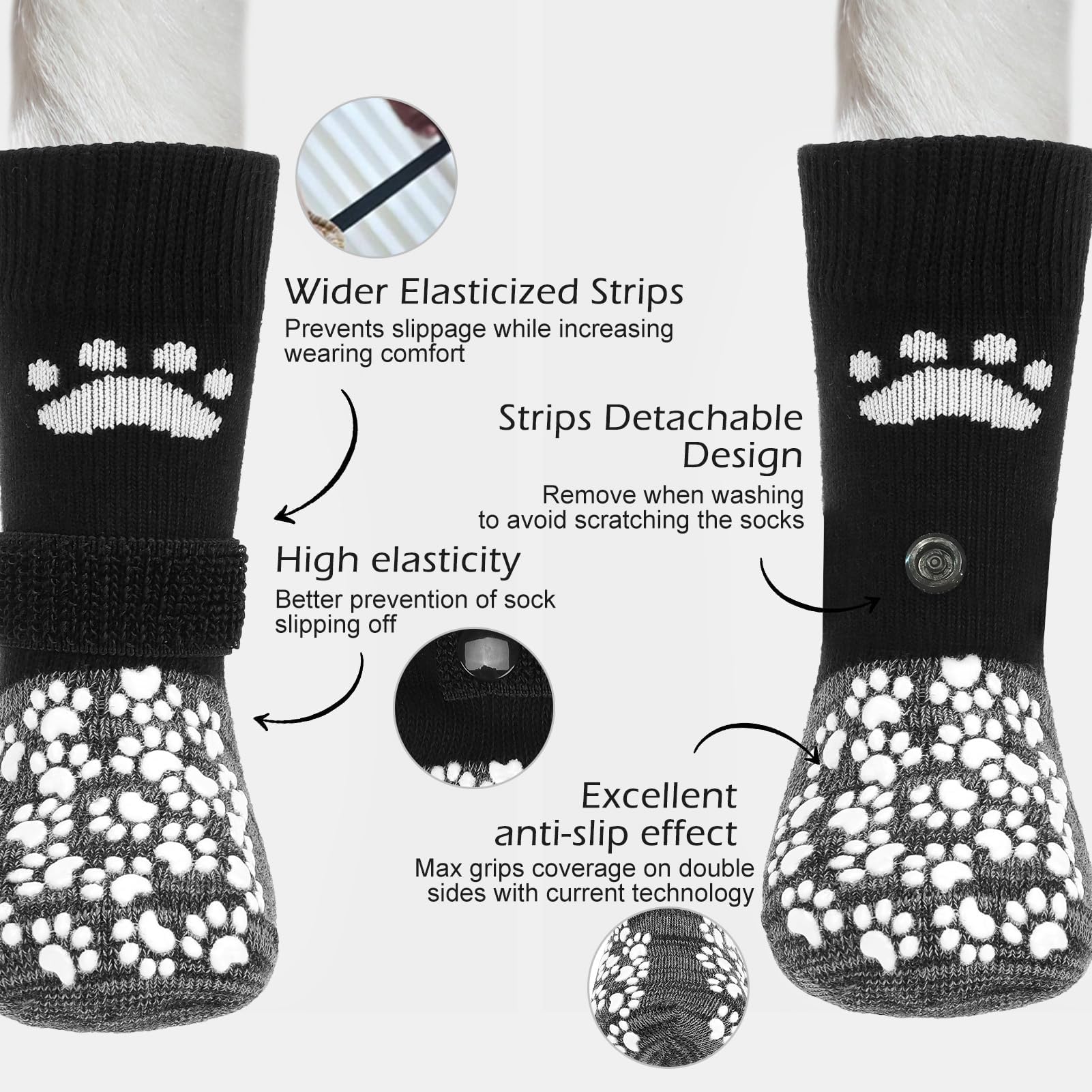 Expawlorer chaussettes-chien prevention-lechage pour patte