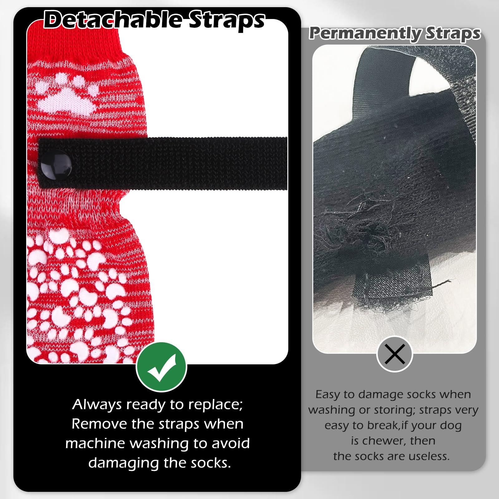 EXPAWLORER chaussettes chien protection des pattes contre la chaleur et surfaces rugueuses.
