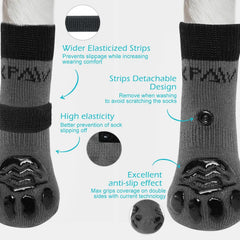 EXPAWLORER chaussettes chien protection patte contre le chaud et le froid