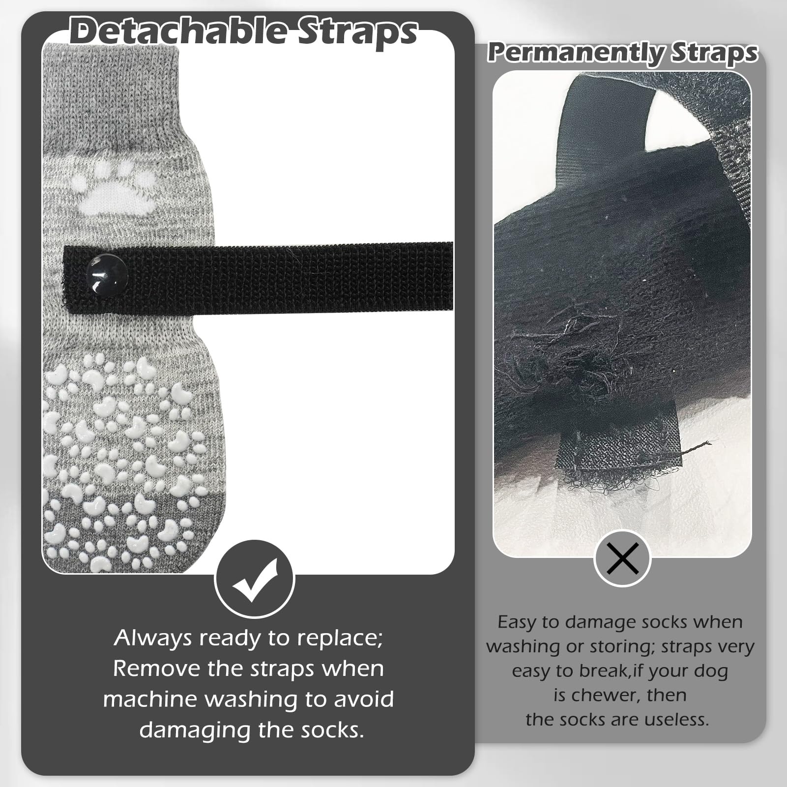 EXPAWLORER chaussettes chien traction extérieure durable