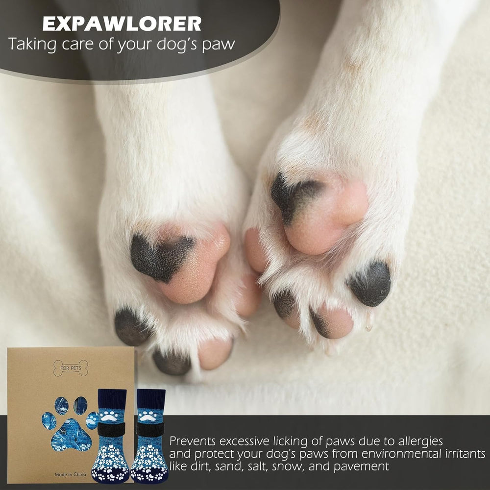 EXPAWLORER détail: sangles élastiques larges pour un ajustement sûr.