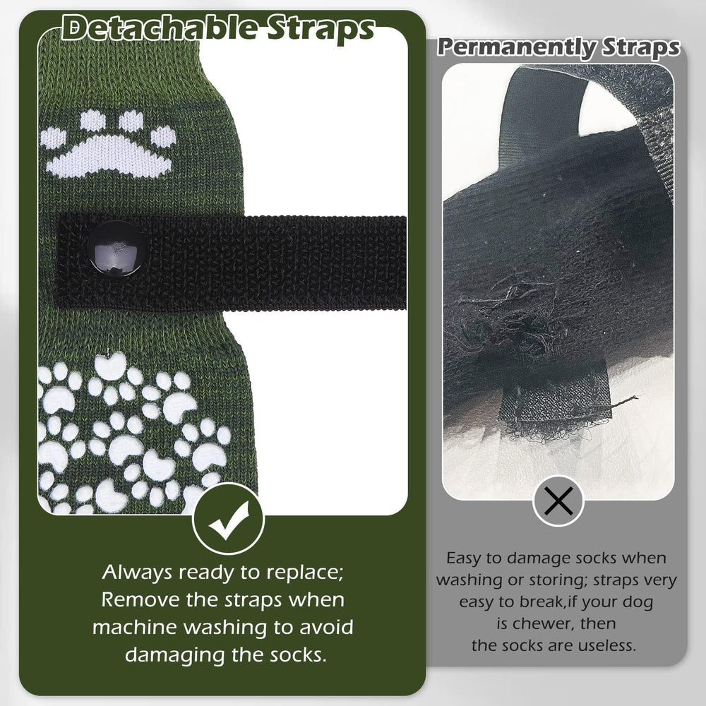 EXPAWLORER chaussettes pat protection sol chaud et rugueux