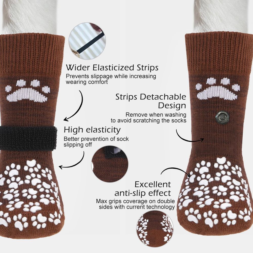 Chaussettes EXPAWLORER préviennent le léchage des pattes pour plus de confort.