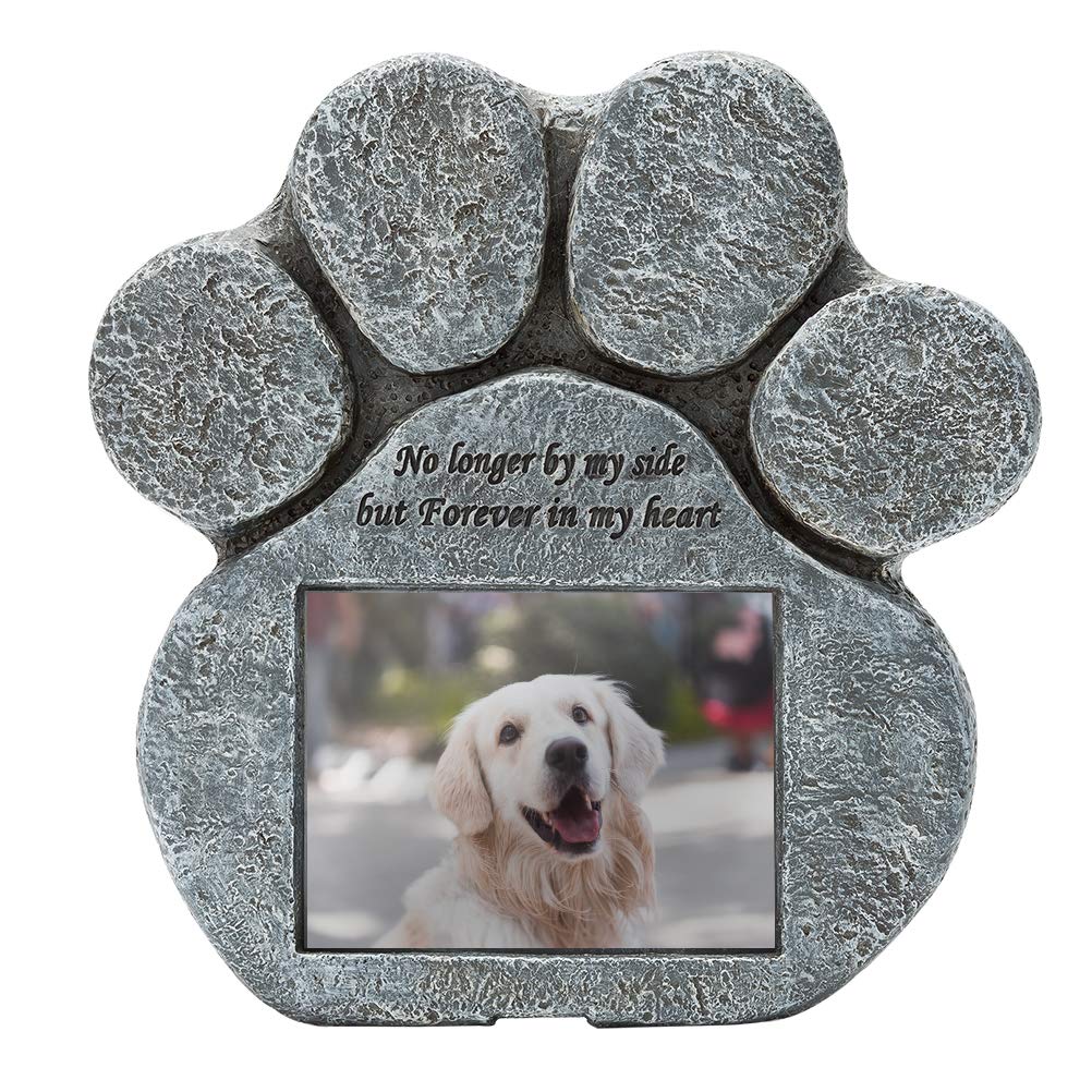 EXPAWLORER empreinte-patte cadre-photo: cadre durable pour une photo de chien.