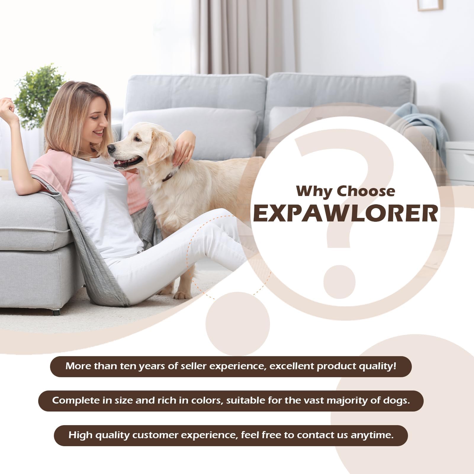 EXPAWLORER mise en place facile et confortable pour chiens actifs.