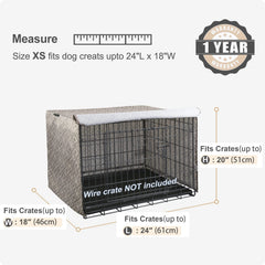 Explore Land couverture-cage-24-pouces-1-porte: protection solaire et ventilation intégrée.