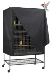 Explore Land Couverture de cage Noir XL vue avant, protection et confort.