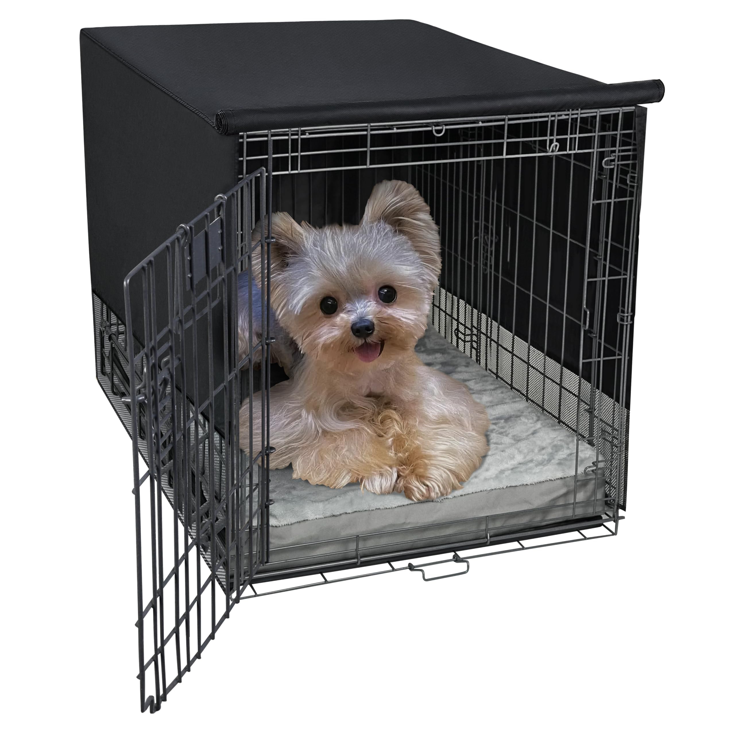 Explore Land, couverture chenil 18 pouces avec maille aerienne pour ventilation continue