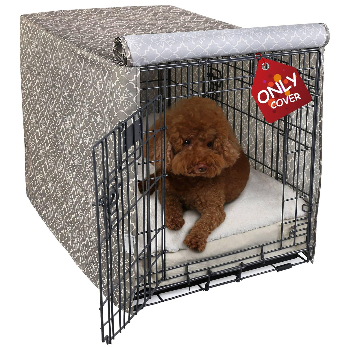 Explore Land couvre-cage chien 42 pouces violet pour intérieur harmonieux et discret