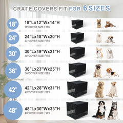 Explore Land housse cage chien 24 pouces – vue arrière et confidentialité