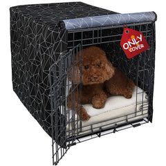 Explore Land housse cage chien 36 pouces motif élégant, installation rapide.