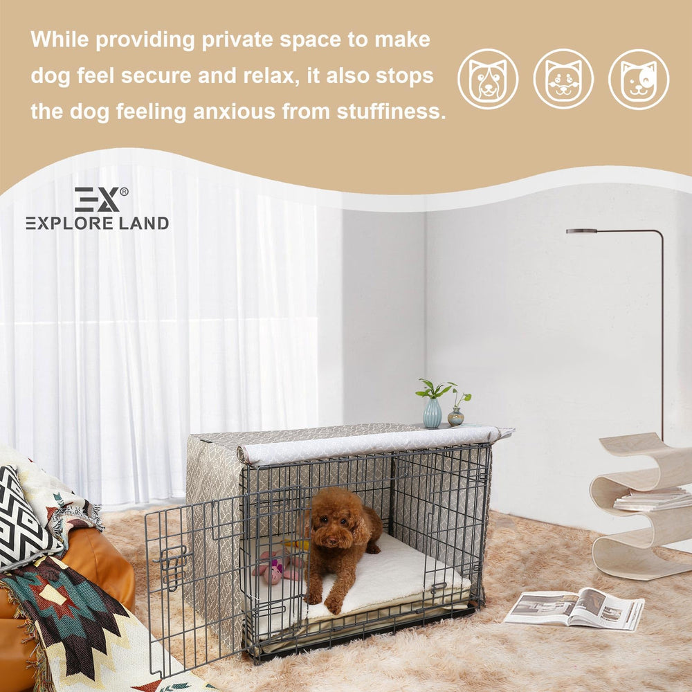 Explore Land housse-cage-polyester: matériau léger et durable pour cage 24 pouces.