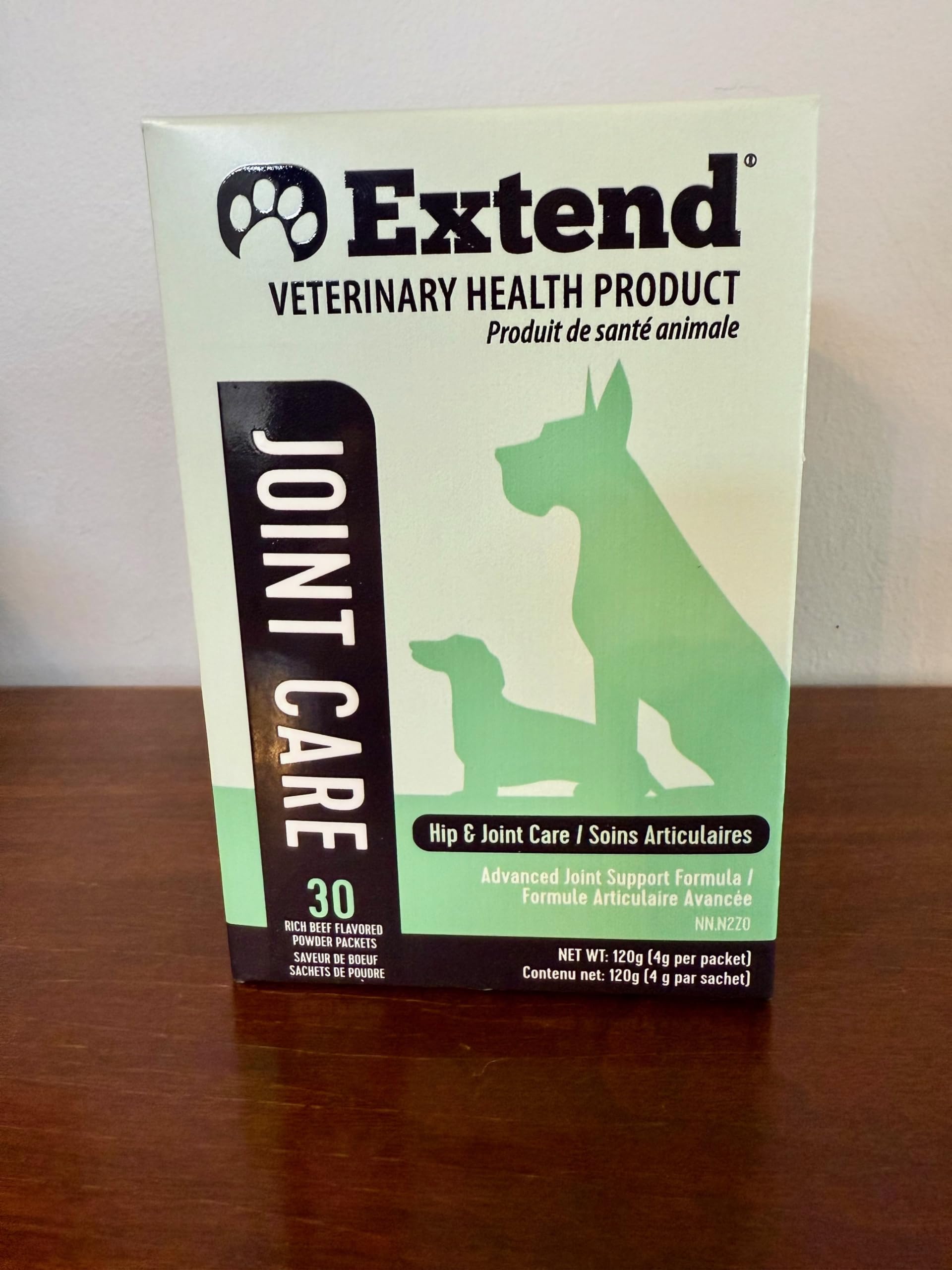 Extend ingrédients glucosamine-chondroïtine-msm-collagène pour les articulations.