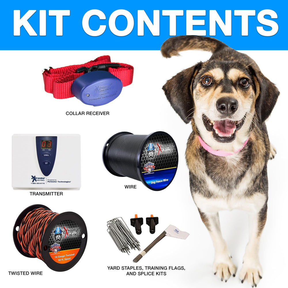Extreme Dog Fence - collier imperméable pour chiens, sécurité fiable en extérieur