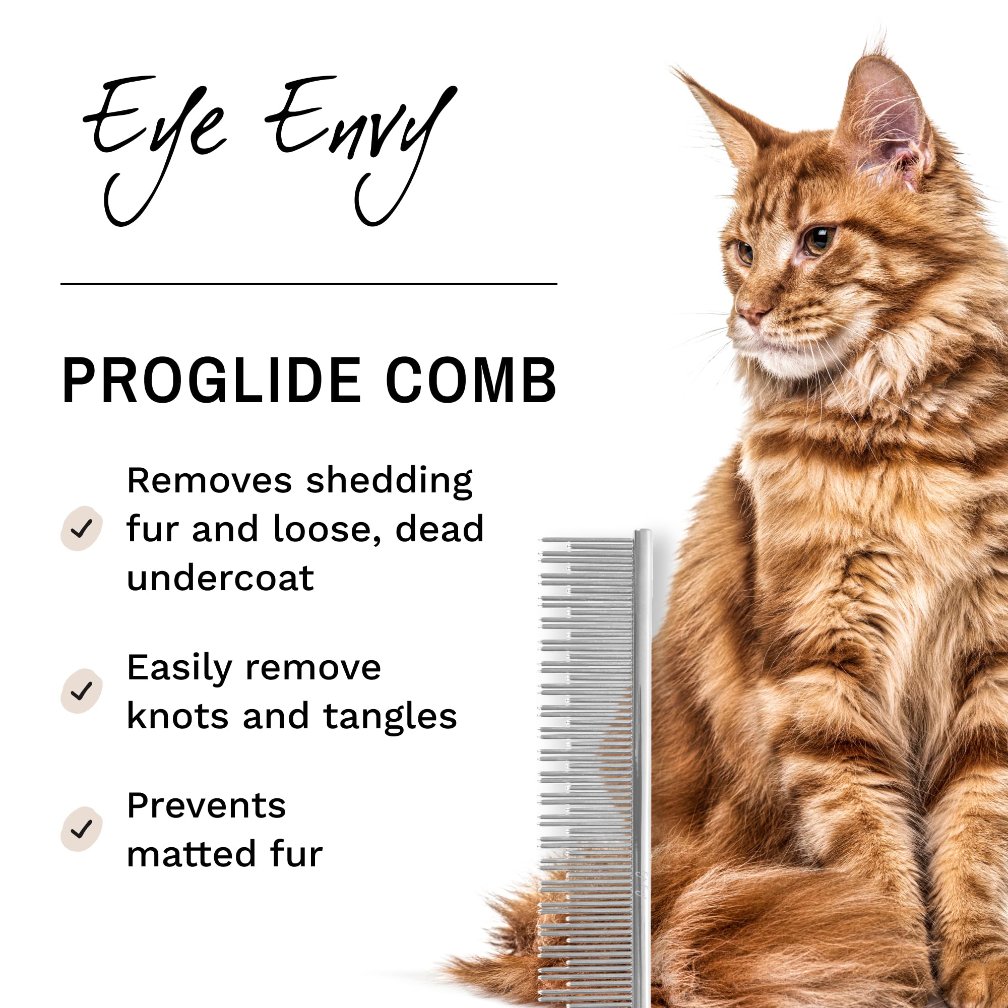 Eye Envy ProGlide démêlage efficace des nœuds sans tirer.