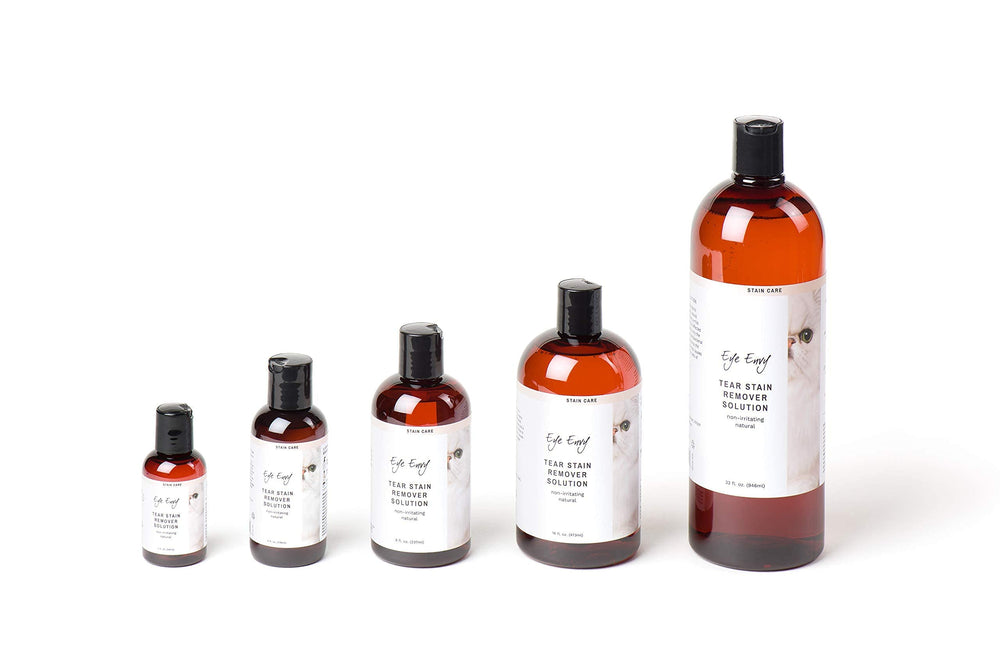 Eye Envy: solution sans colorants ni parabènes pour les chats.