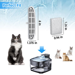 Eyehoce: filtre charbon actif pour fontaine chat, capture odeurs et goût neutre.