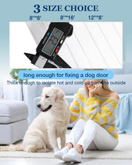 Ezcasch bande vinyle 8x8 porte-chien, installation rapide et simple.