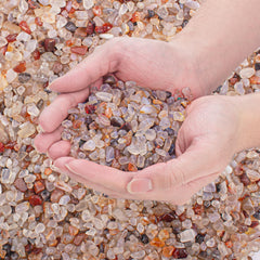 EZEELAI agate blanc pour aquarium, décor durable et éclatant