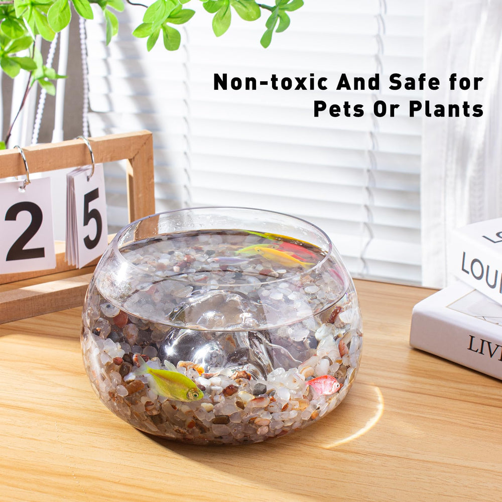EZEELAI agate blanc pour plantes en pot, stabilize le substrat