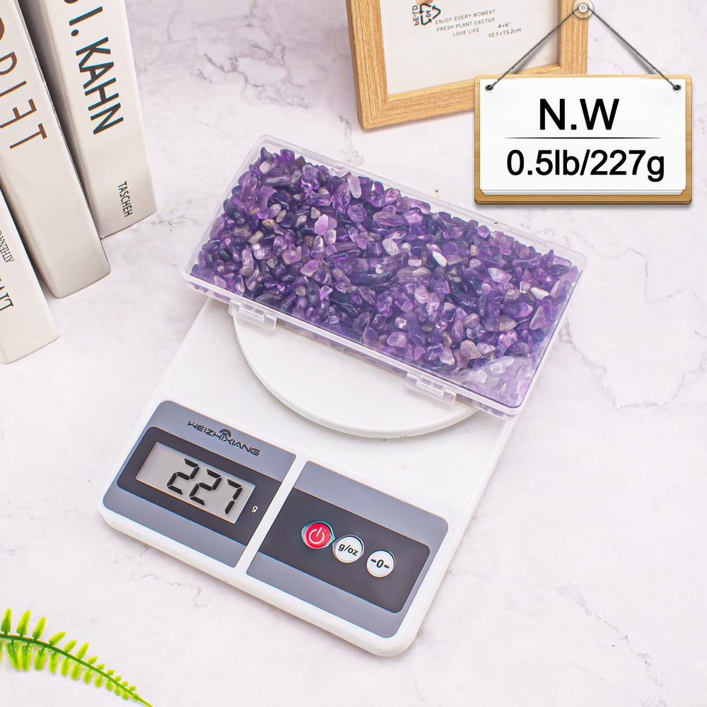 Cadeau attentif EZEELAI, pièces améthystes pour vase et décor.