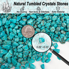 Galet turquoise 5-7mm par EZEELAI, parfait pour aquarium