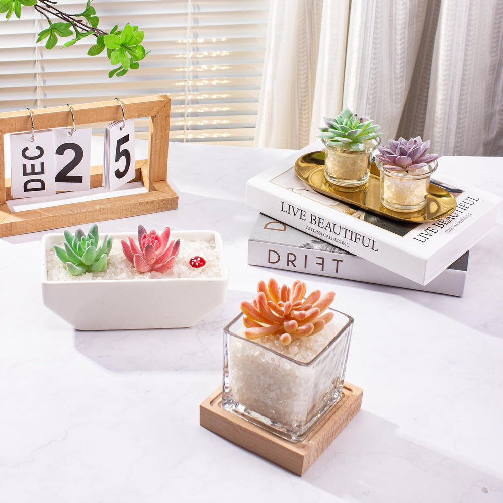 EZEELAI quartz clair – éclats pour projets de décoration