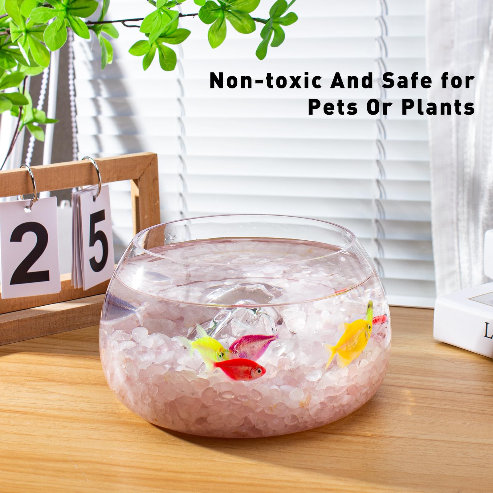 EZEELAI quartz rose – petites puces pour stabiliser le substrat dans les pots.