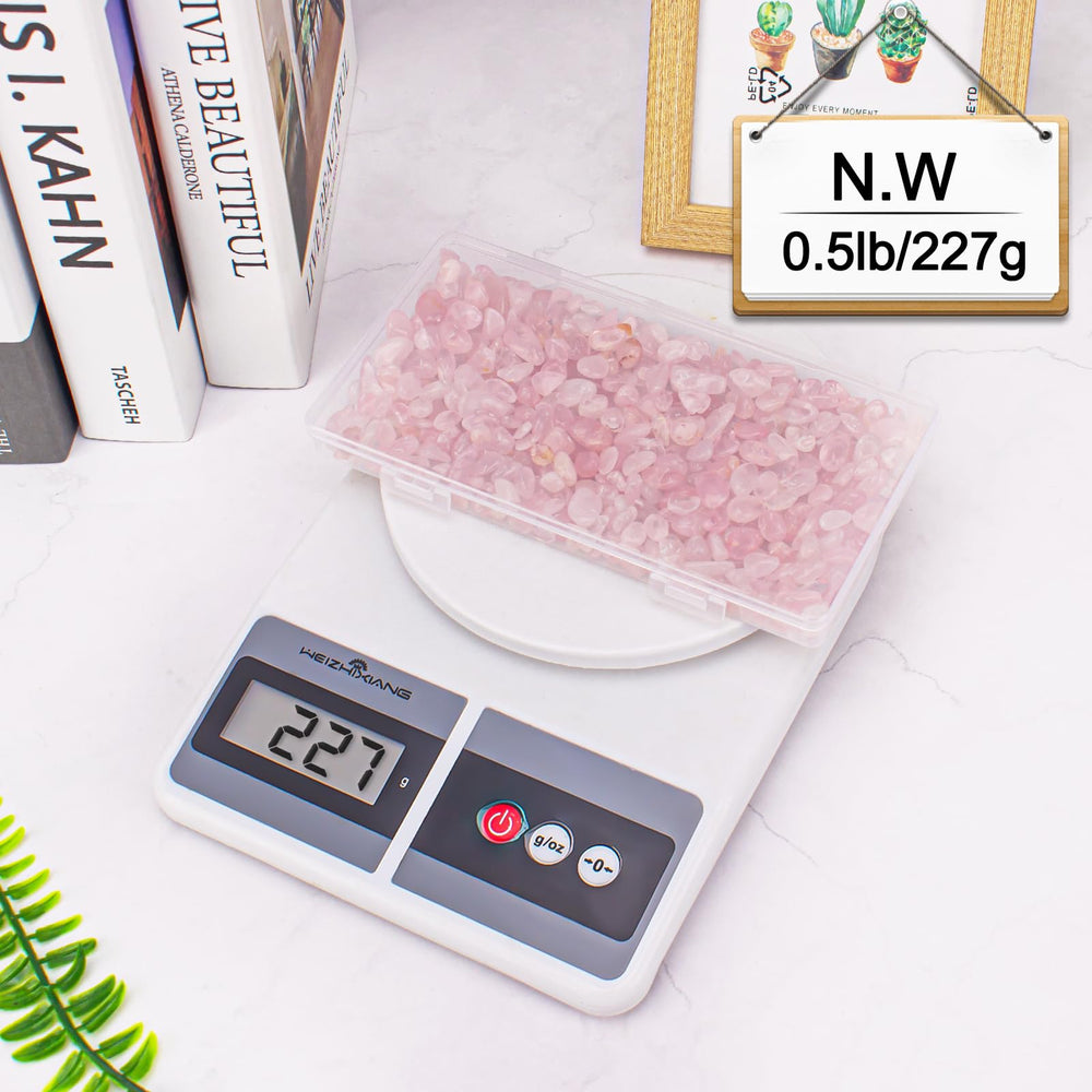 Nettoyé préalablement, rose quartz EZEELAI garde sa couleur vive.
