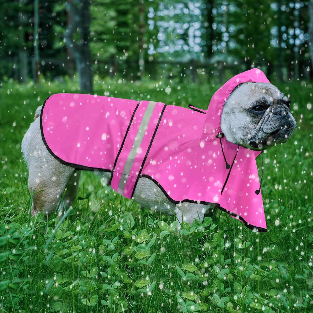 Bande réfléchissante sur le ventre pour chiot Ezierfy rose petit, meilleure visibilité