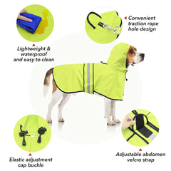 Manteau Ezierfy avec bandes réfléchissantes pour visibilité nocturne renforcée.