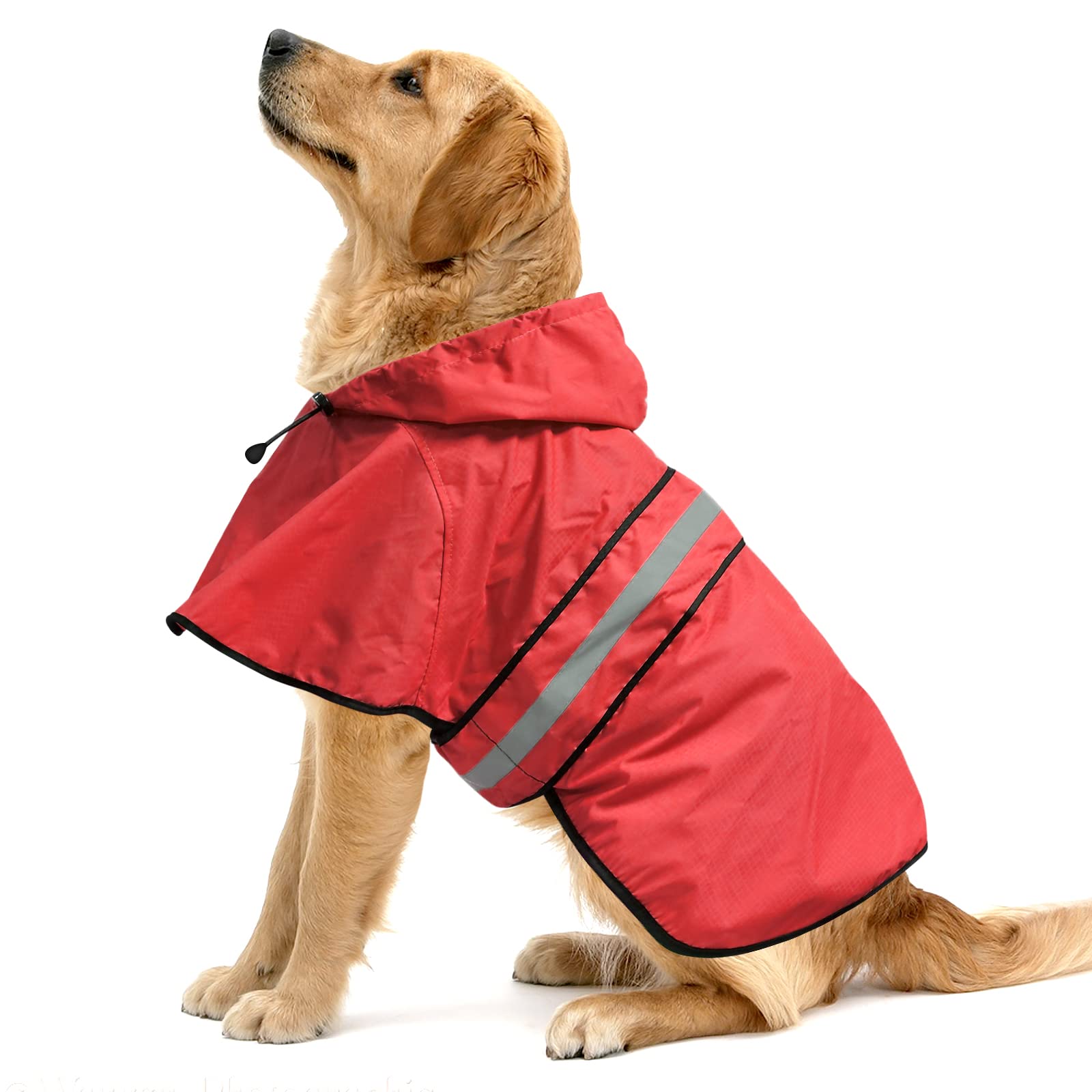 Manteau Ezierfy pour chien avec capuche reglable, réfleche pour sorties nocturnes