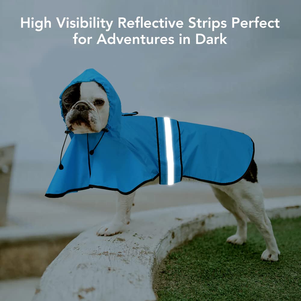 Manteau pluie chien trou pour laisse, pratique en promenade.
