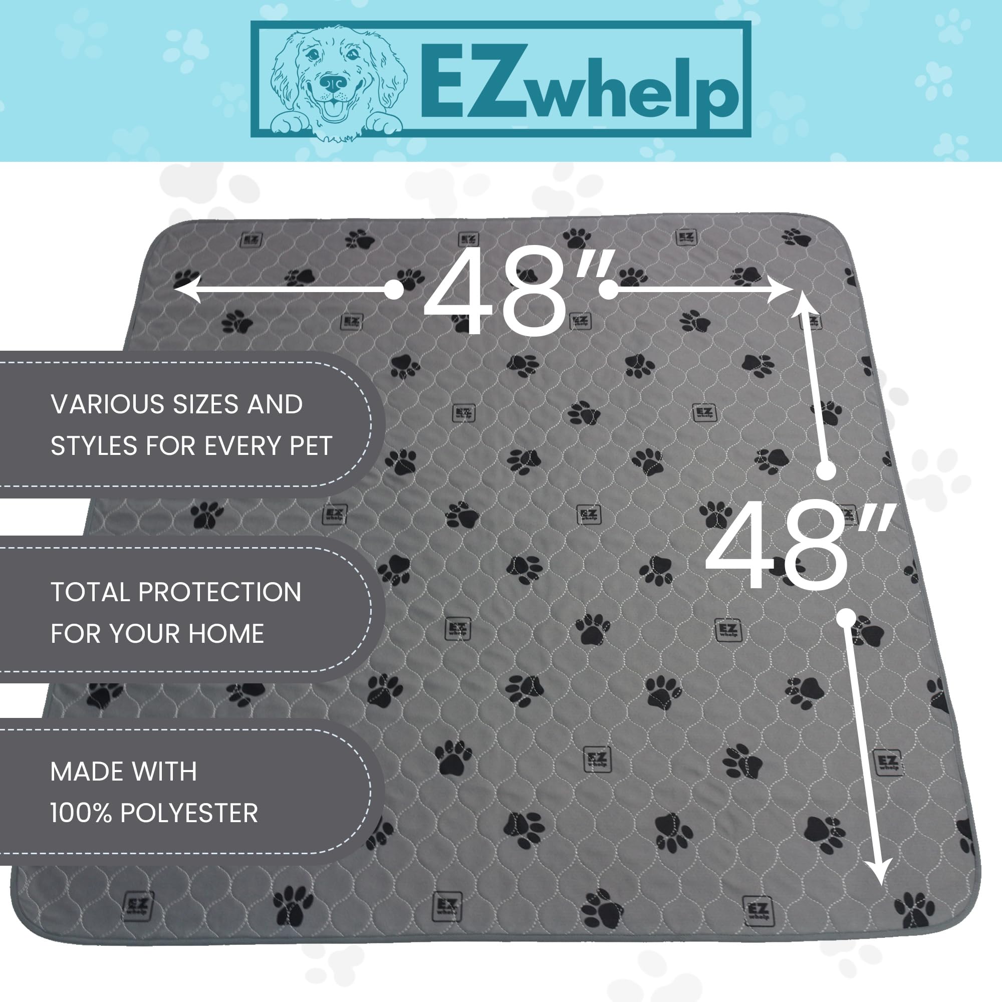 EZwhelp imperméable: absorption rapide et propreté assurée.