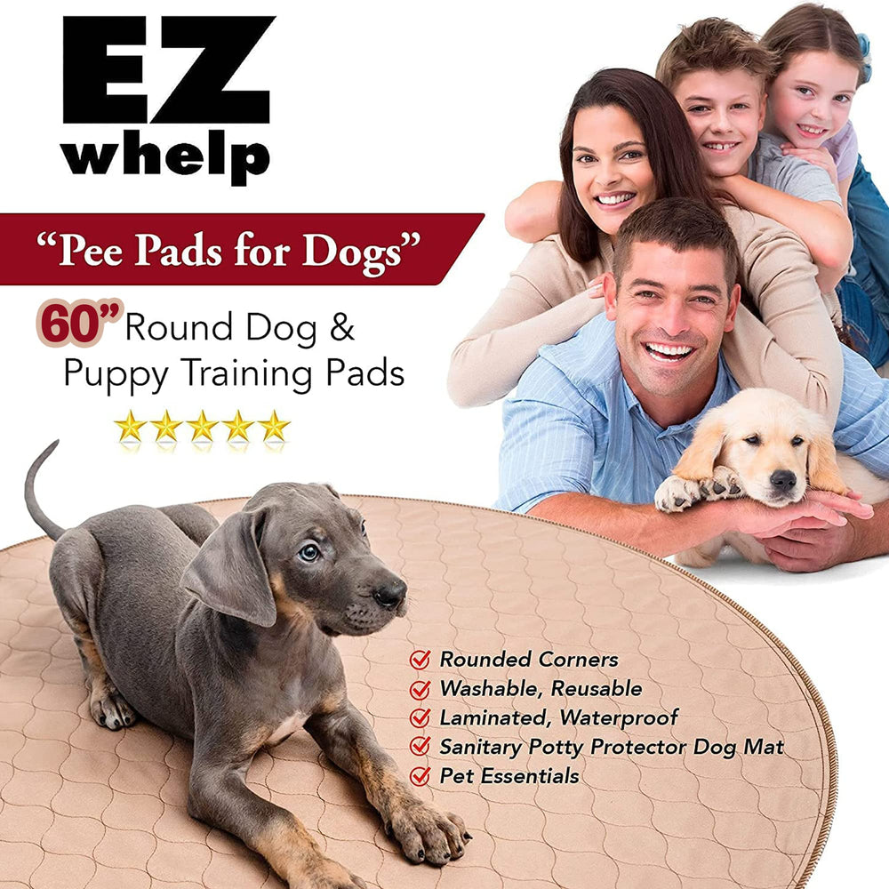 EZwhelp tapis pipi en polyester doux, sensation agréable au toucher.