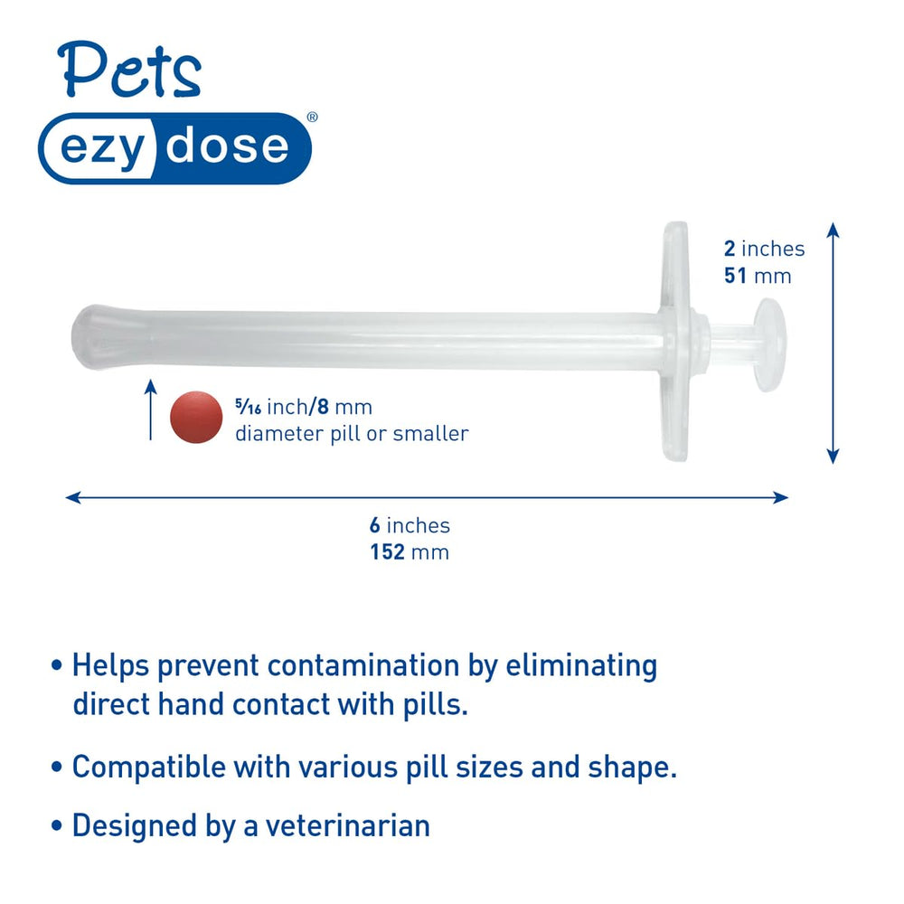 EZY DOSE utilisé pour chats et chiens, pratique à la maison.