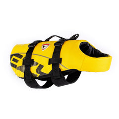 Gilet EzyDog DFD, vue avant, confort et flottabilité accrue pour chien.