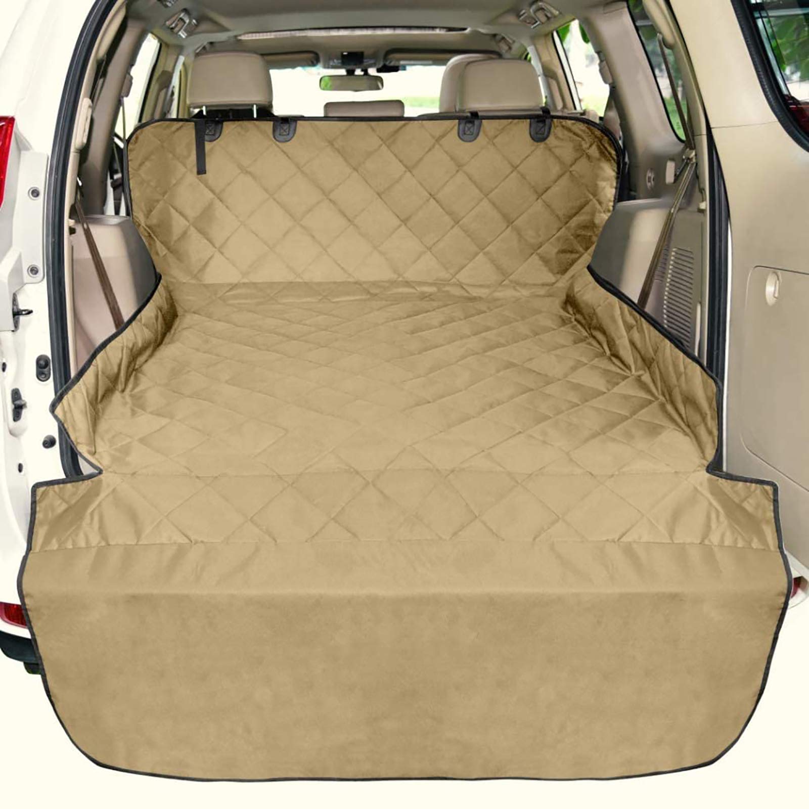 F-color Liner de coffre SUV pour chiens, anti-glisse, sécurité accrue lors des trajets.