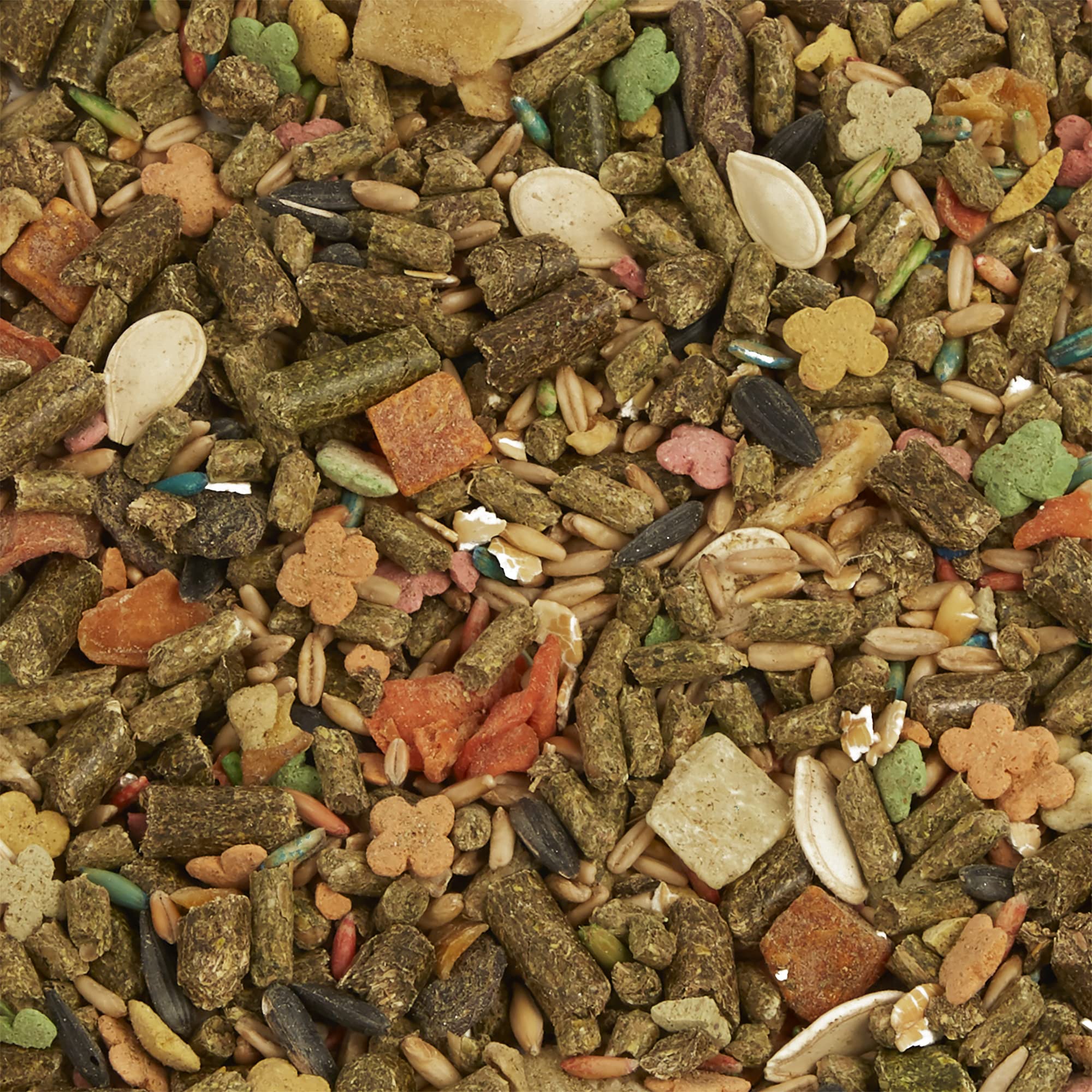 Régime quotidien enrichi en vitamines Tropical Carnival pour lapin actif.