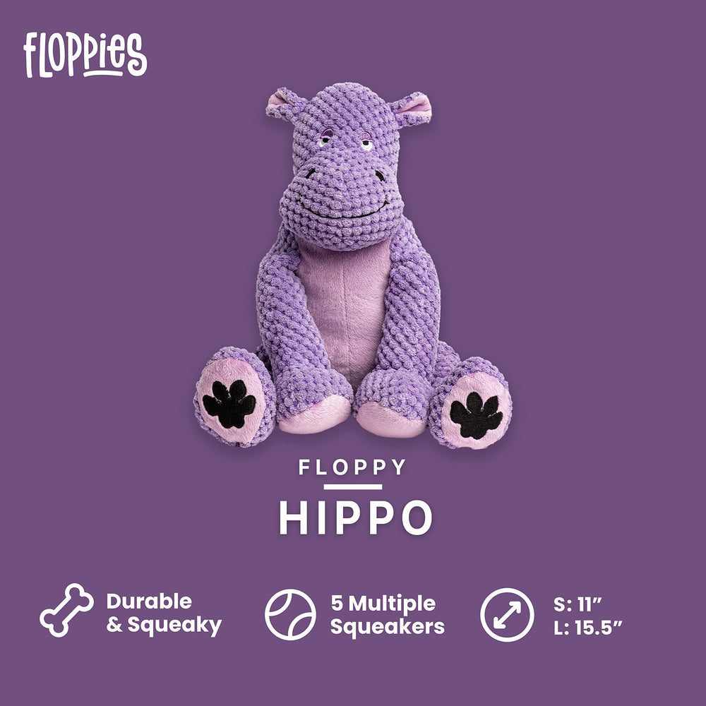 Fabdog Floppies renard doudou – jouet sonore léger pour les moments de jeu actifs.